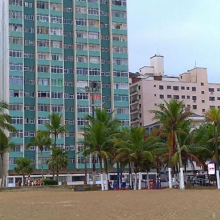 Kitnet Pe Na Areia- Guilhermina Praia Grande  Kültér fotó