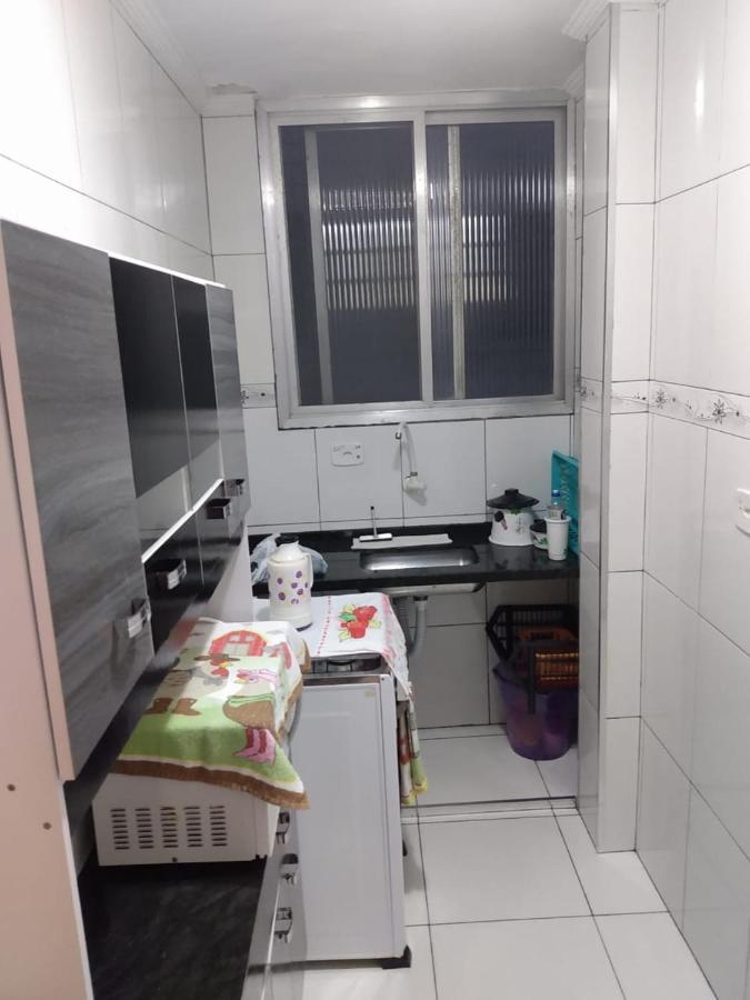 Kitnet Pe Na Areia- Guilhermina Praia Grande  Kültér fotó