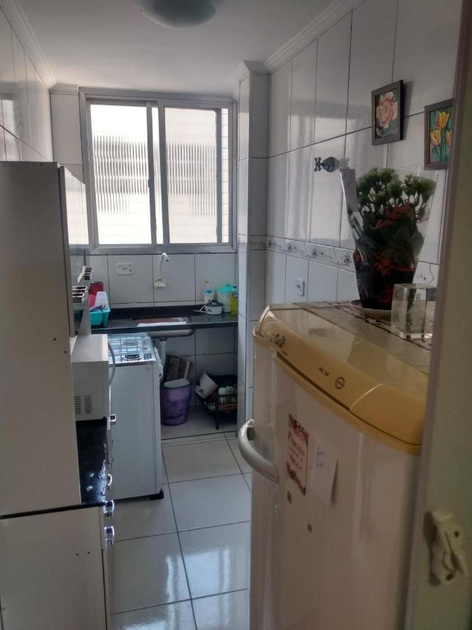Kitnet Pe Na Areia- Guilhermina Praia Grande  Kültér fotó