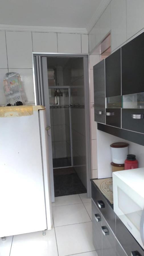 Kitnet Pe Na Areia- Guilhermina Praia Grande  Kültér fotó